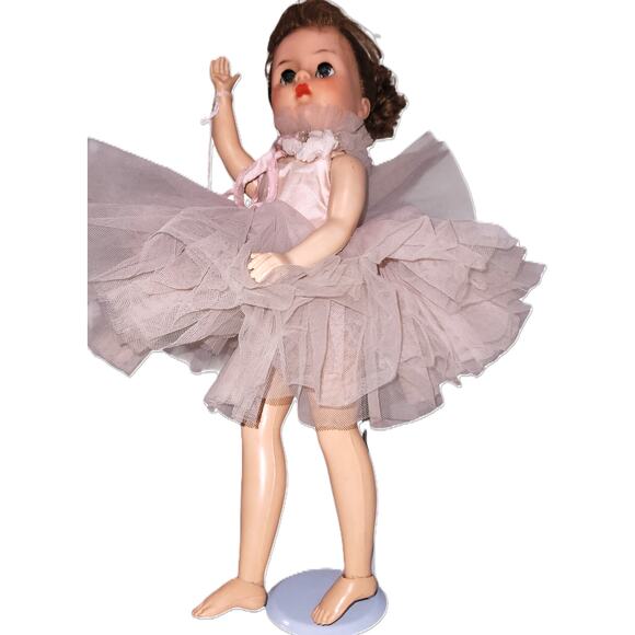 14" 1955 Vintage Mid Century "Valentine Aida Toe Dancing Ballerina" Doll - Picture 4 of 13